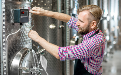 pH meting in de wijn productie