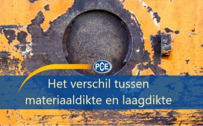 Het verschil tussen materiaaldikte en laagdikte