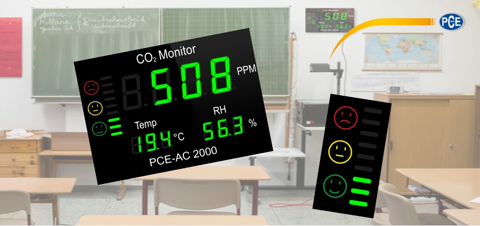 CO2 meter PCE-AC 2000